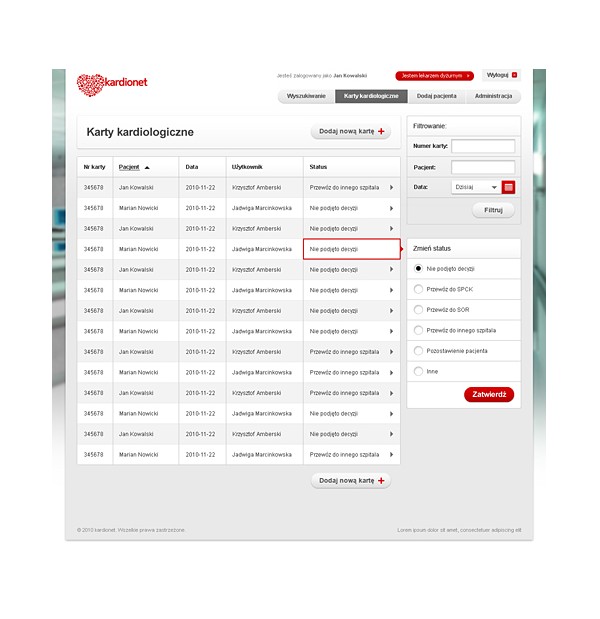 Akademii Medycznej w Warszawie